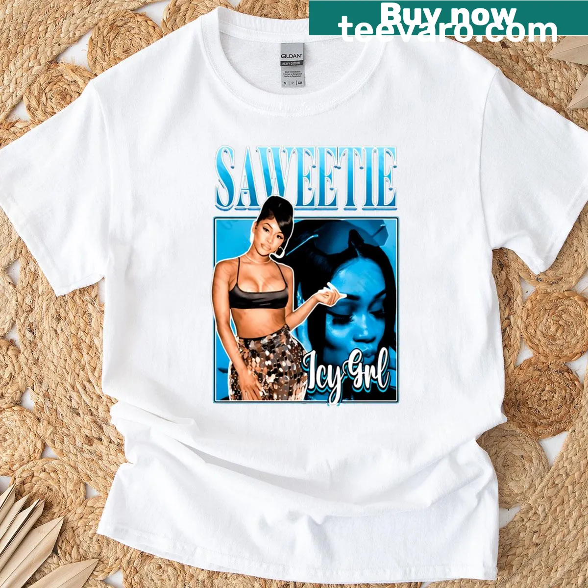 Vintage Music Tour T-shirt with retro graphic design — on a men's t-shirt