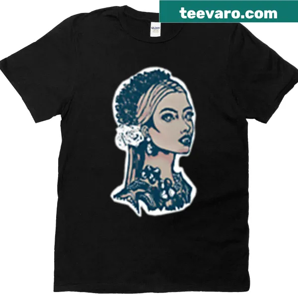 Grungy vampire graphic on a vintage-style t-shirt for horror fans