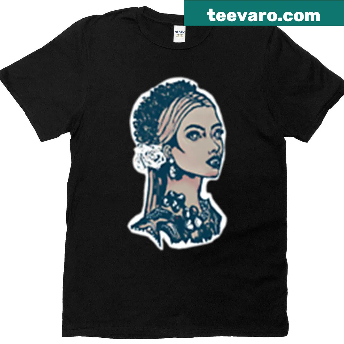 Grungy vampire graphic on a vintage-style t-shirt for horror fans — on a men's t-shirt
