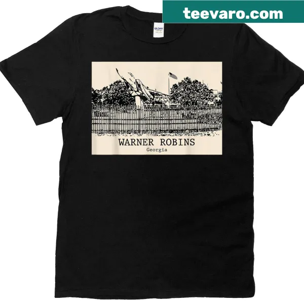 Vintage retro souvenir T-shirt celebrating Warner Robins, Georgia.