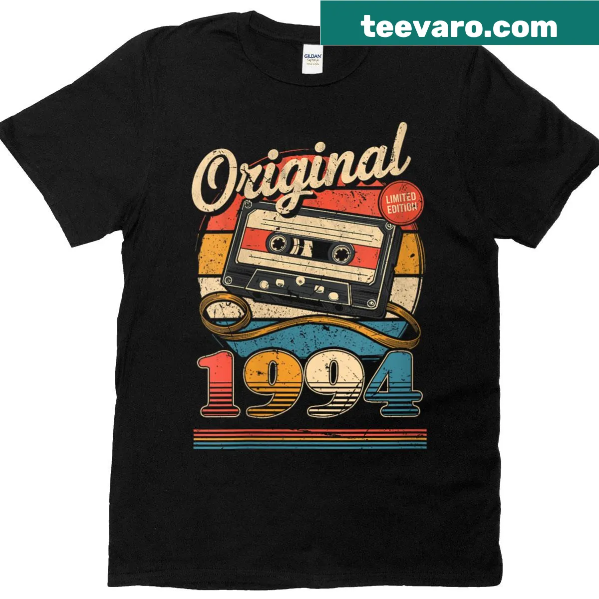 Retro 1994 graphic for 31st birthday T-shirt. — on a men's t-shirt