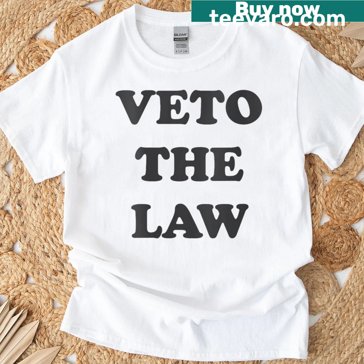 Bold anti-fascism message on women's protest t-shirt — on a men's t-shirt