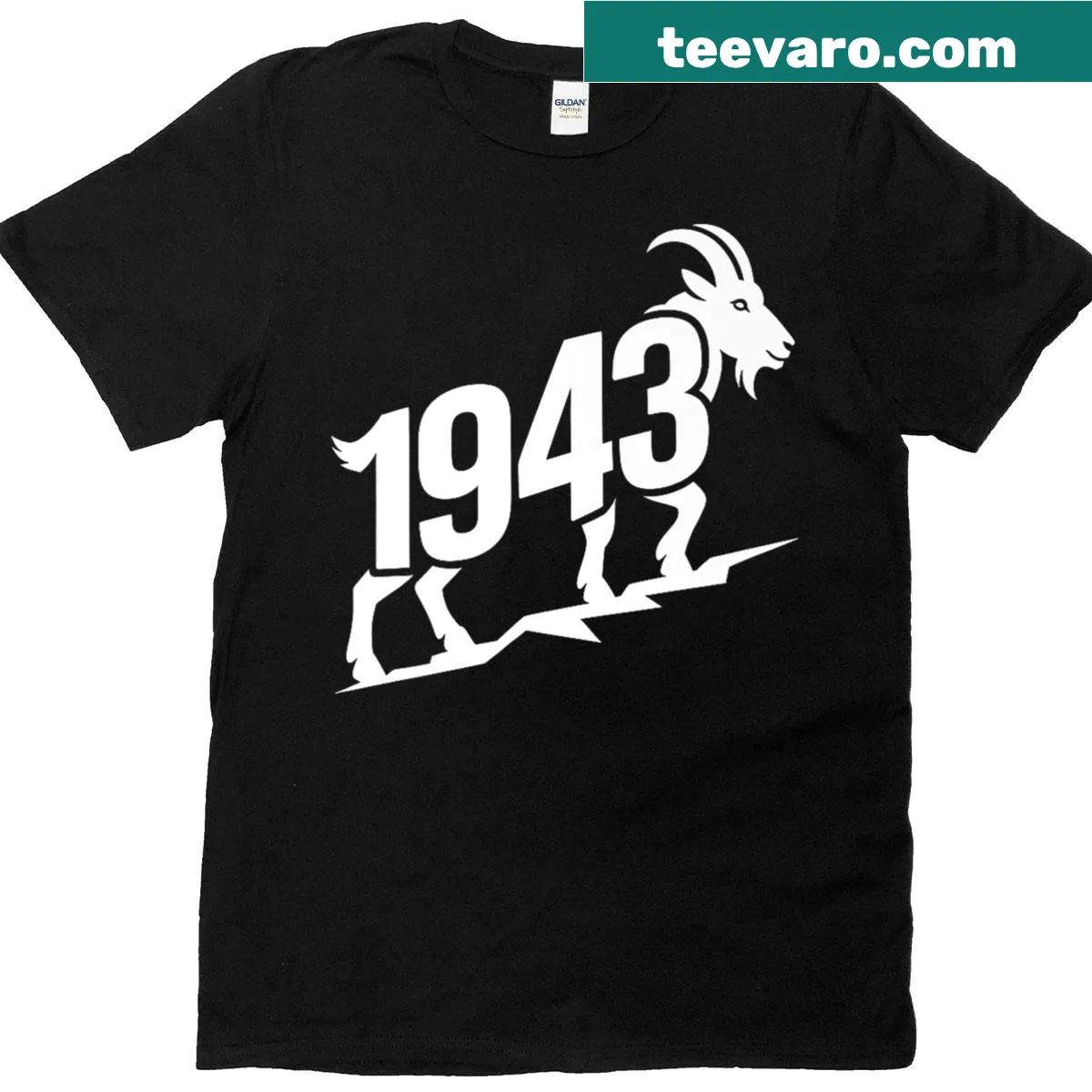 Chinese Zodiac Goat t-shirt with personalized word art design — on a men's t-shirt