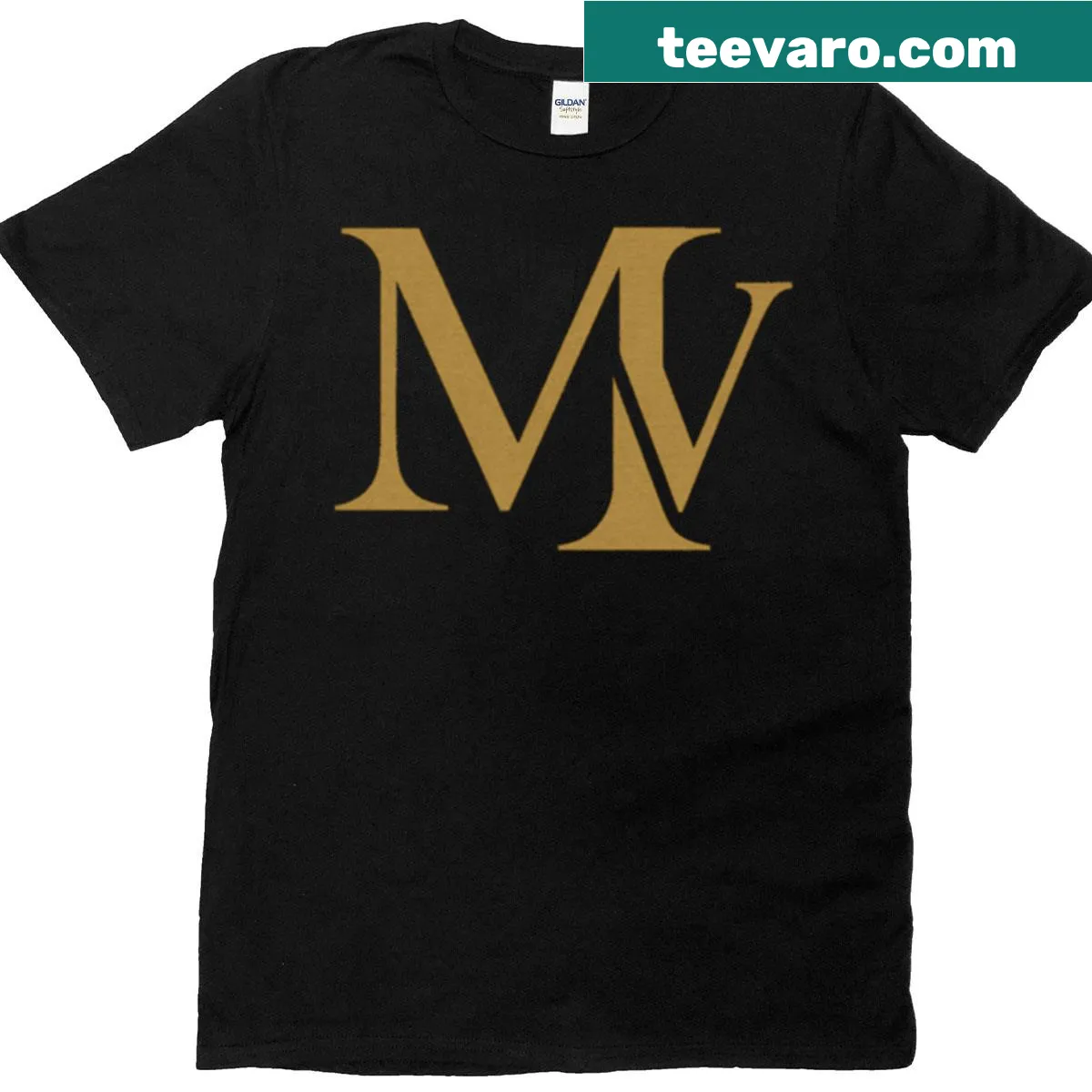 Minimalist T-shirt featuring a logo associated with style — on a men's t-shirt