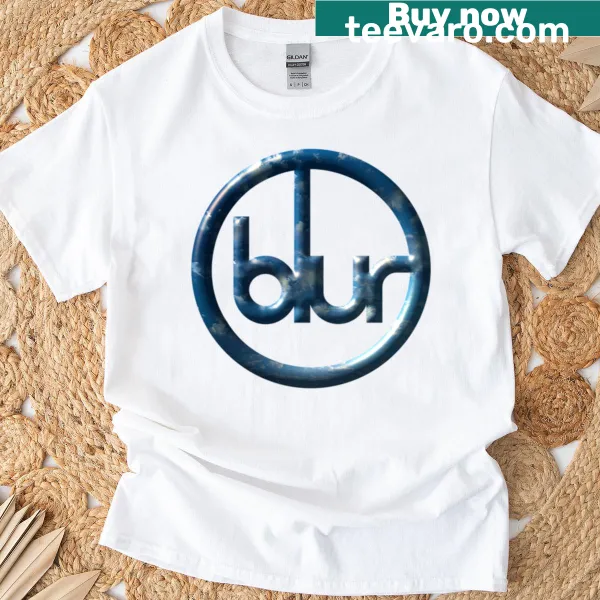 Minimalist t-shirt featuring the 'Blur' logo.