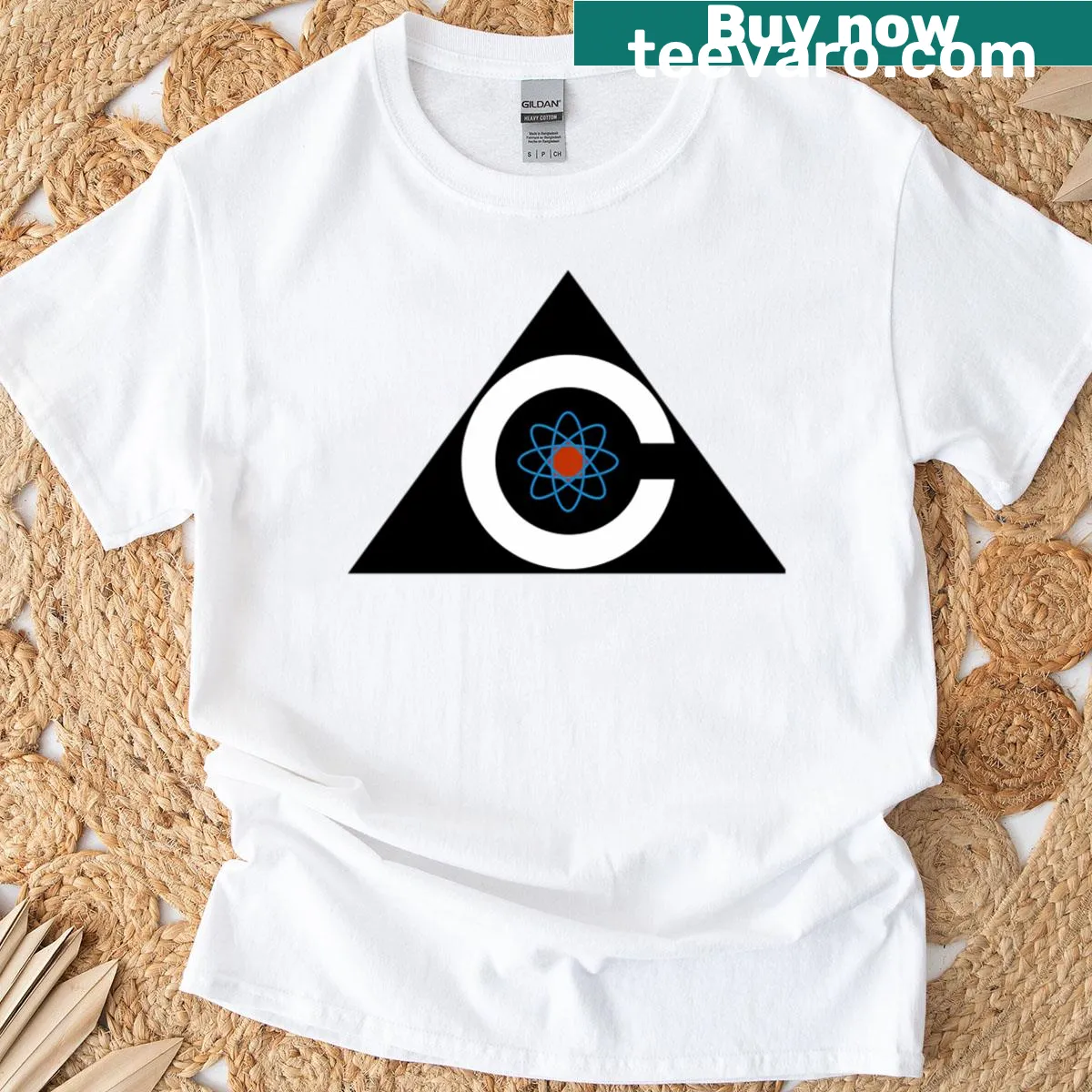 Bold Colossus logo printed on a stylish T-shirt — on a men's t-shirt