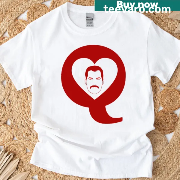 Queen of Hearts logo printed oversized T-shirt