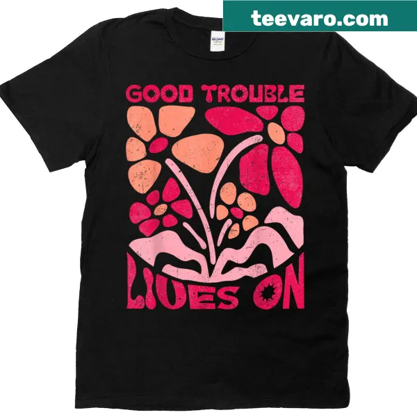 Vintage floral boho t-shirt with an inspiring phrase about persistence