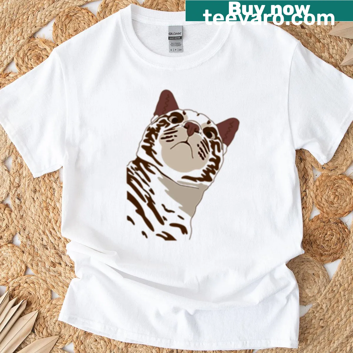 T-shirt featuring a graphic of a colorful ice cream cone — on a men's t-shirt