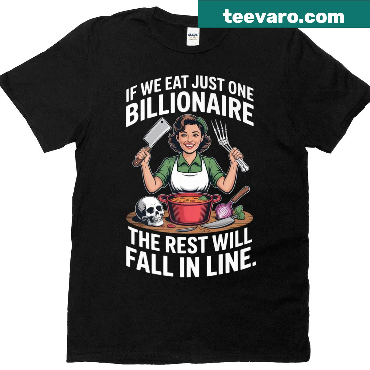Clever political humor saying design on a t-shirt — on a men's t-shirt