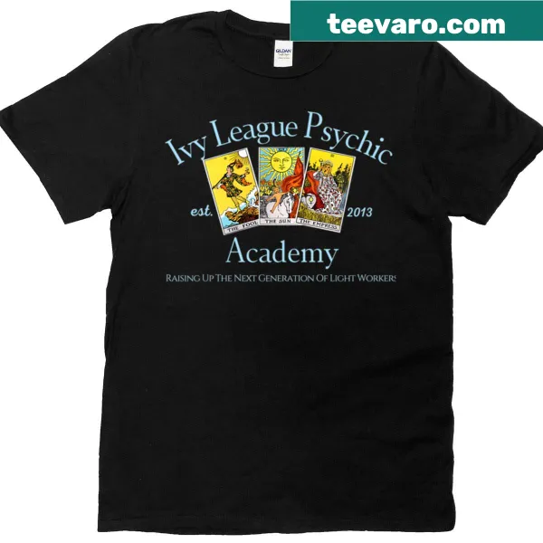 T-shirt featuring the logo of Ivy League Psychic Academy