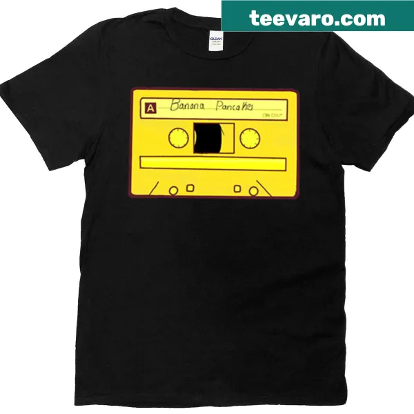 Playful t-shirt with 'Banana Pancakes' graphic