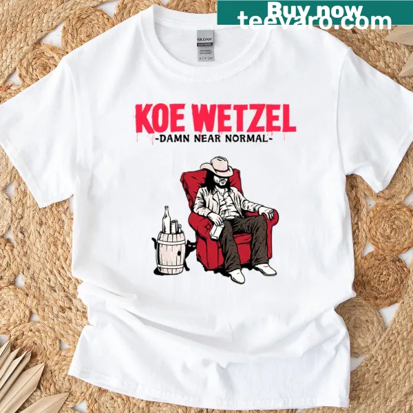 T-shirt with a playful design inspired by Koe Wetzel's music
