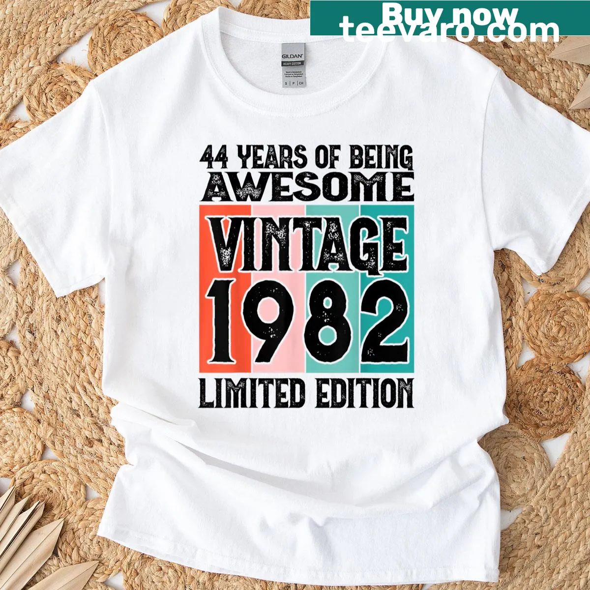Legendary Since 1982 Limited Edition Birthday T-shirt — on a men's t-shirt