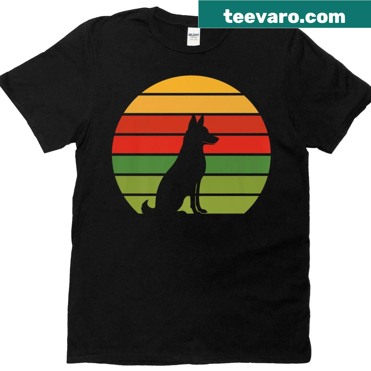 Vintage Shih Tzu t-shirt with retro typography — on a men's t-shirt