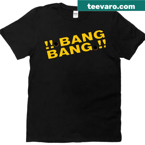 Logo Bang Bang printed t-shirt with bold typography design