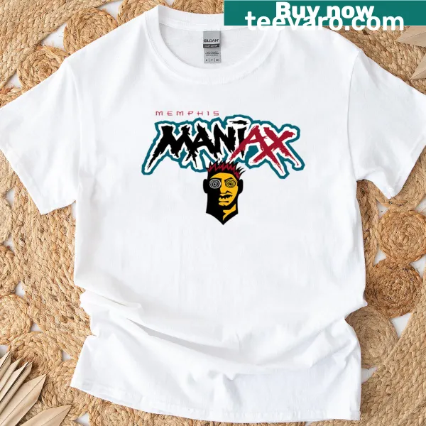 Vintage distressed Memphis Maniaxs Football logo t-shirt