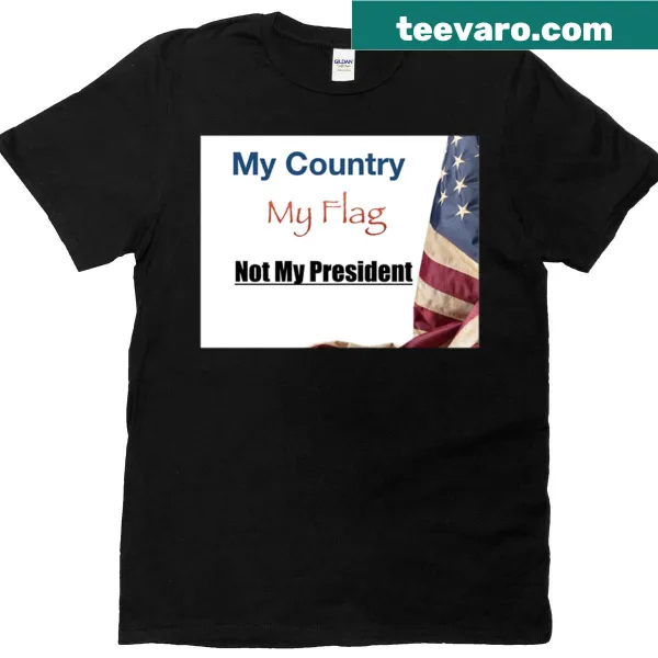 Oversized t-shirt with patriotic text