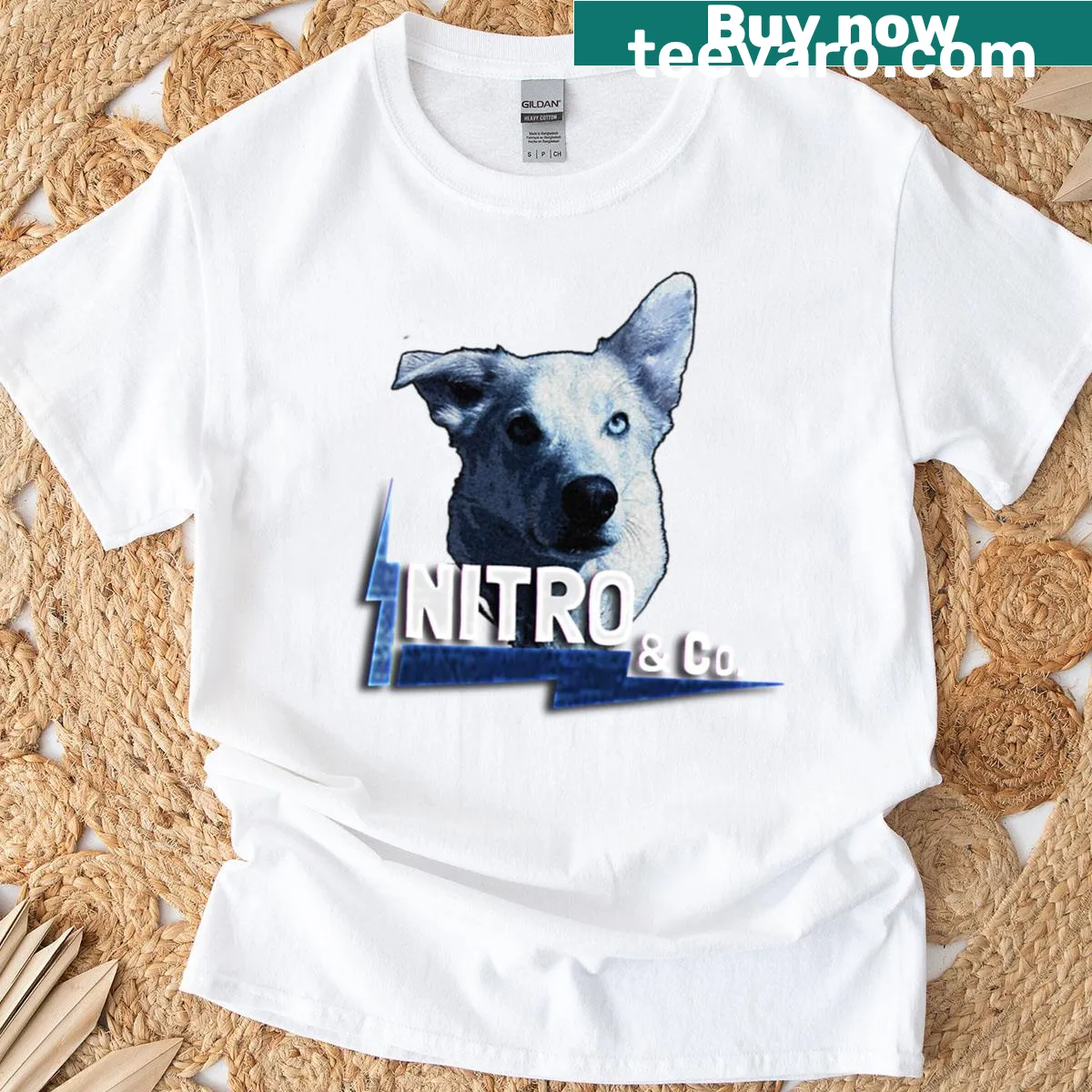 Alternative logo design for Nitro And Company T-shirt — on a men's t-shirt