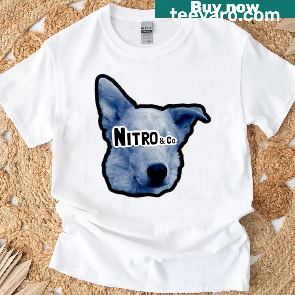 Oversized T-shirt with Nitro Company Magazine logo design