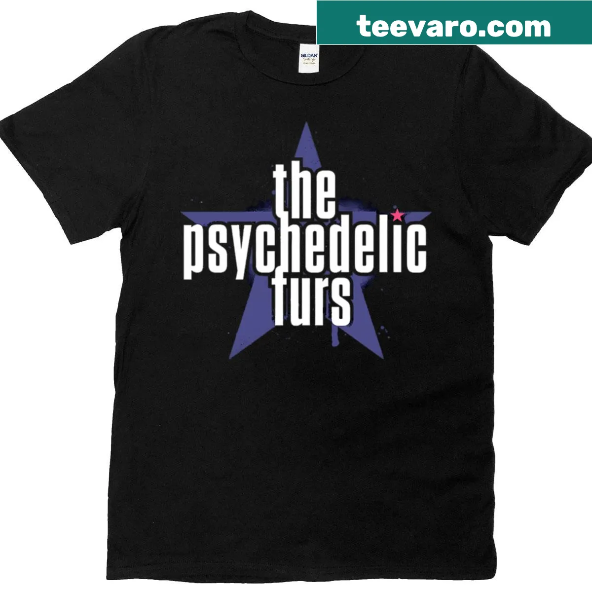 Logo design from Psychedelic Furs on T-shirt — on a men's t-shirt