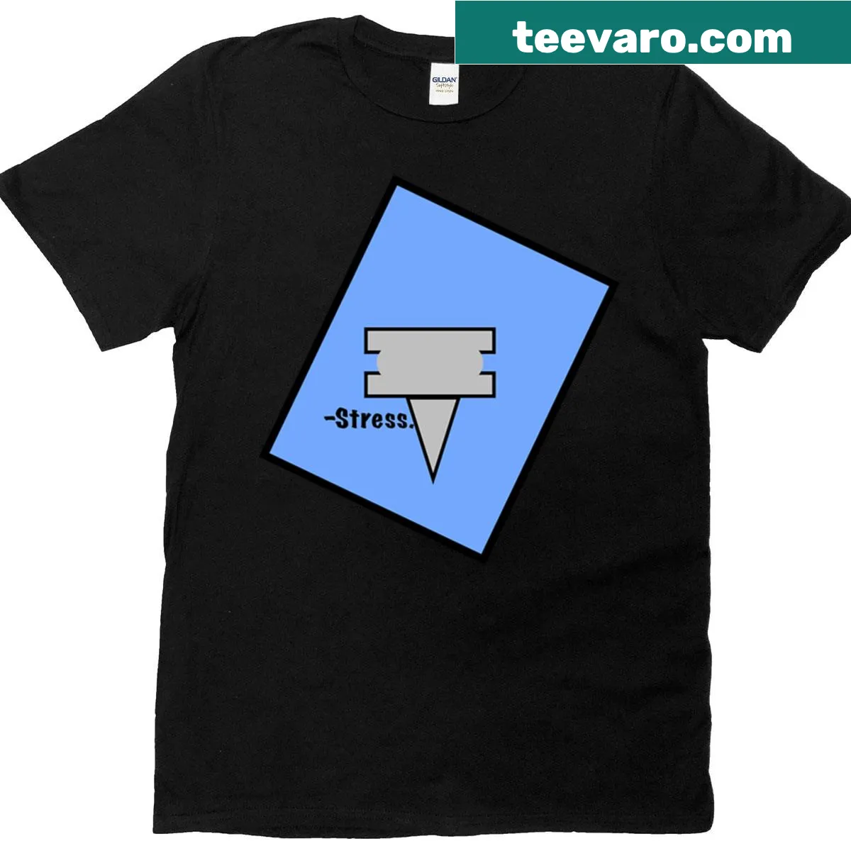 T-shirt with text promoting relaxation and enjoyment — on a men's t-shirt