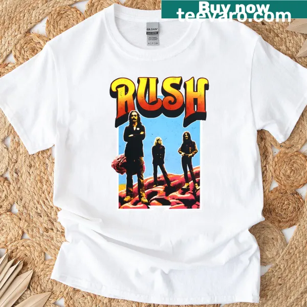 Vintage T-shirt featuring Rush band logo