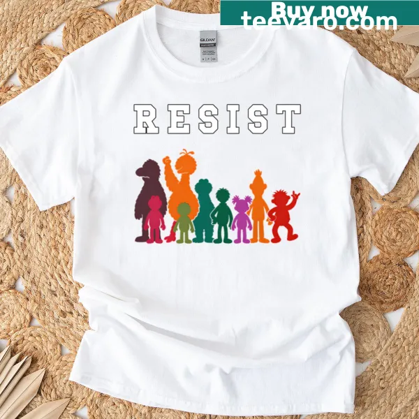 T-shirt supporting PBS and LGBTQ rights with bold graphic