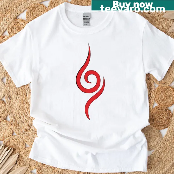Artistic Scribble Anbu logo design on a casual t-shirt