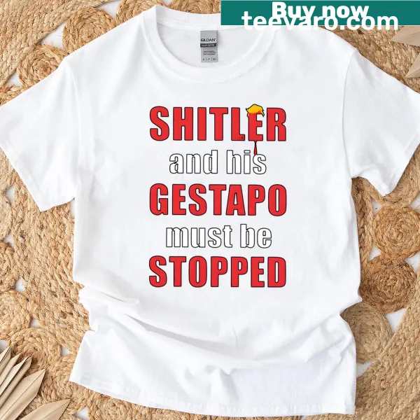 Oversized t-shirt with bold political humor and vintage style