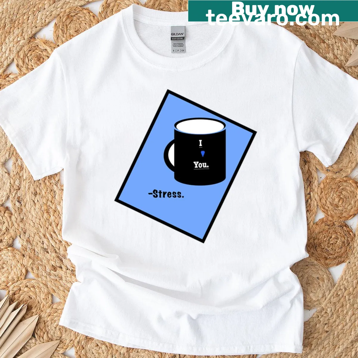Bold typography T-shirt with the phrase 'Stay Quiet And Bold'. — on a men's t-shirt