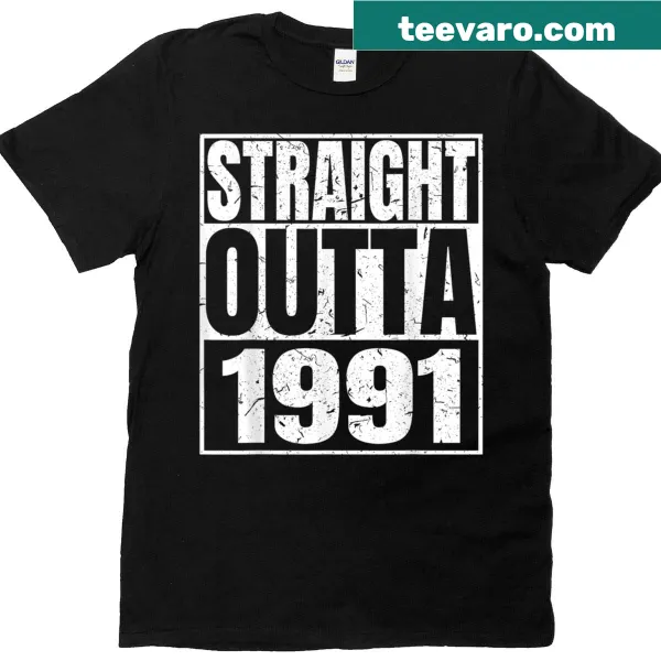 Vintage Straight Outta 1991 t-shirt design