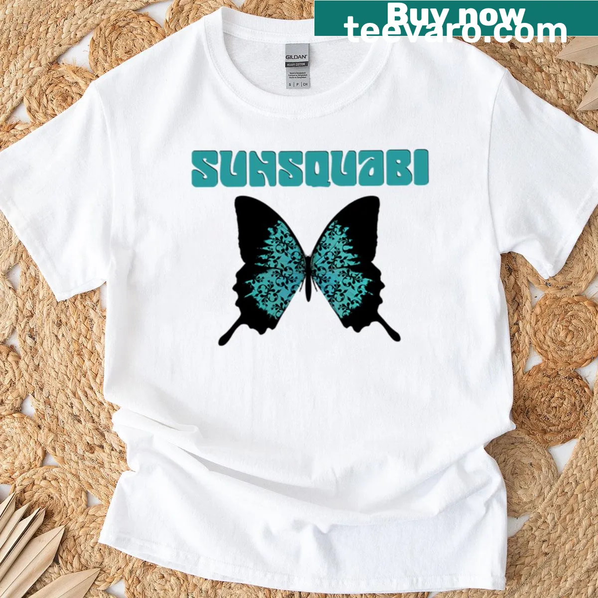 T-shirt with enchanting Night Moth design by Sunsquabi — on a men's t-shirt