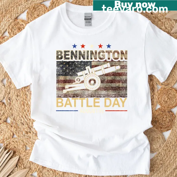 Historic Battle of Bennington graphic t-shirt for men and women