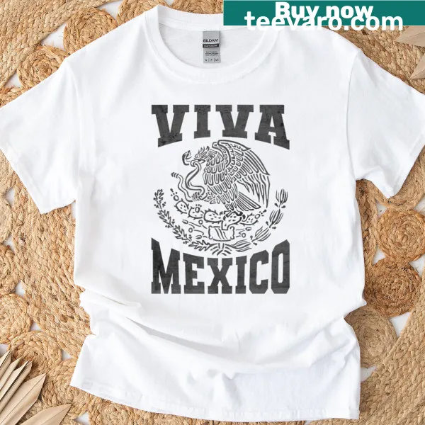 Vintage Mexican eagle design on a classic tee.