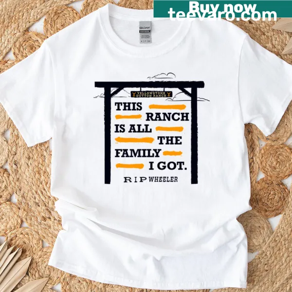 Yellowstone family-themed logo t-shirt