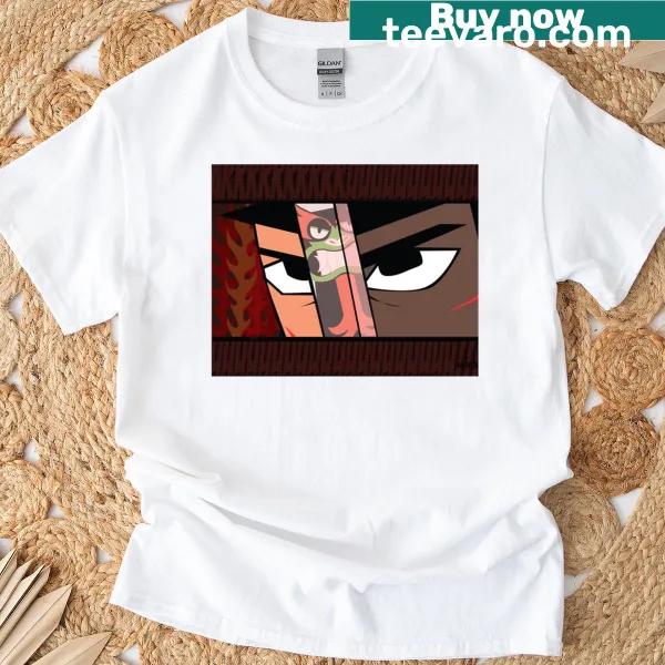 Illustration T-shirt featuring a samurai named Jack