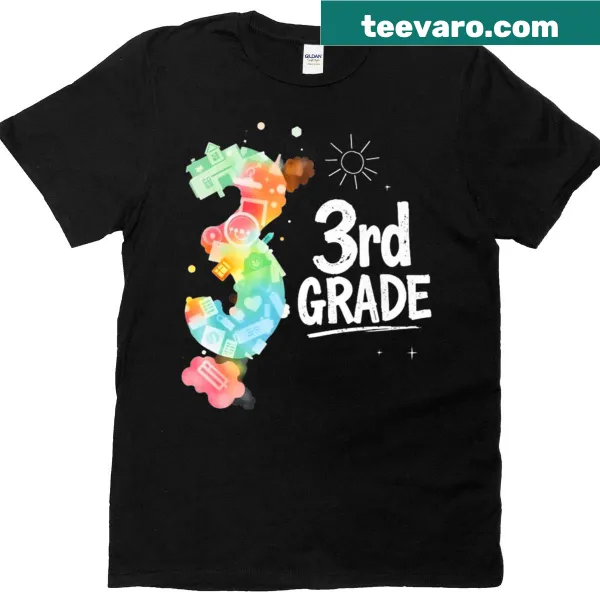 Back to school 3rd grade funny saying T-shirt