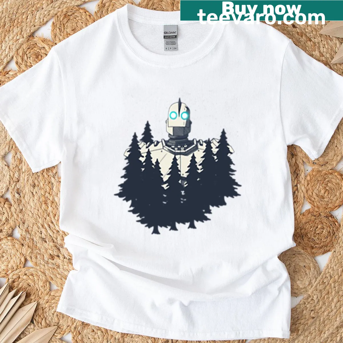 Iron Giant t-shirt featuring nostalgic design elements. — on a men's t-shirt