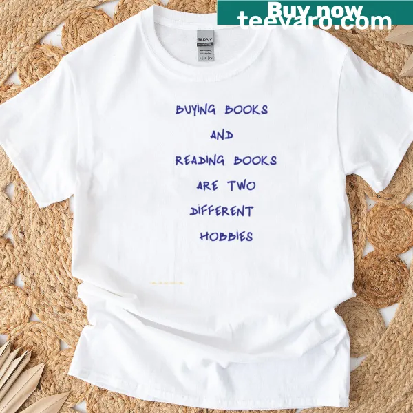 Humorous t-shirt about books and reading hobbies