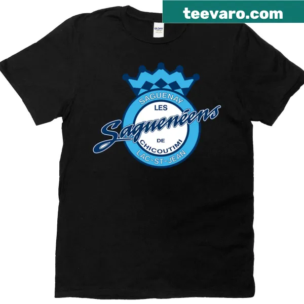 Illustrated Chicoutimi T-shirt representing the local culture