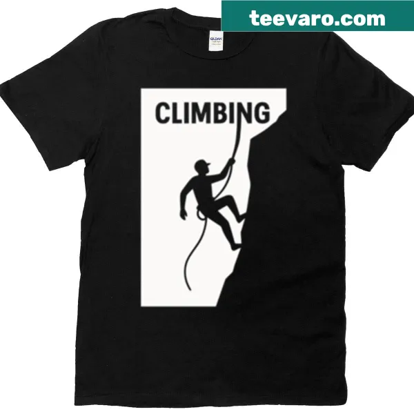 Climbing motif design for mountain sports fans