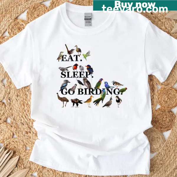 T-shirt with a humorous slogan about bird watching.