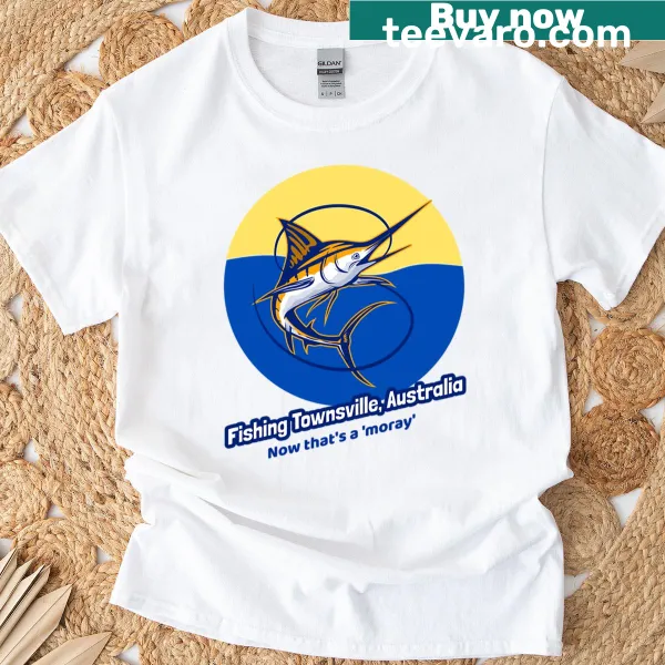 Illustration representing Fishing Townsville on a T-shirt