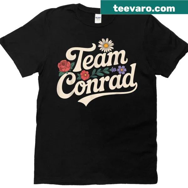 Whimsical Team Conrad t-shirt design