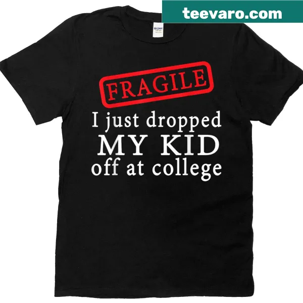 Vintage distressed Parents t-shirt about dropping kid off at college