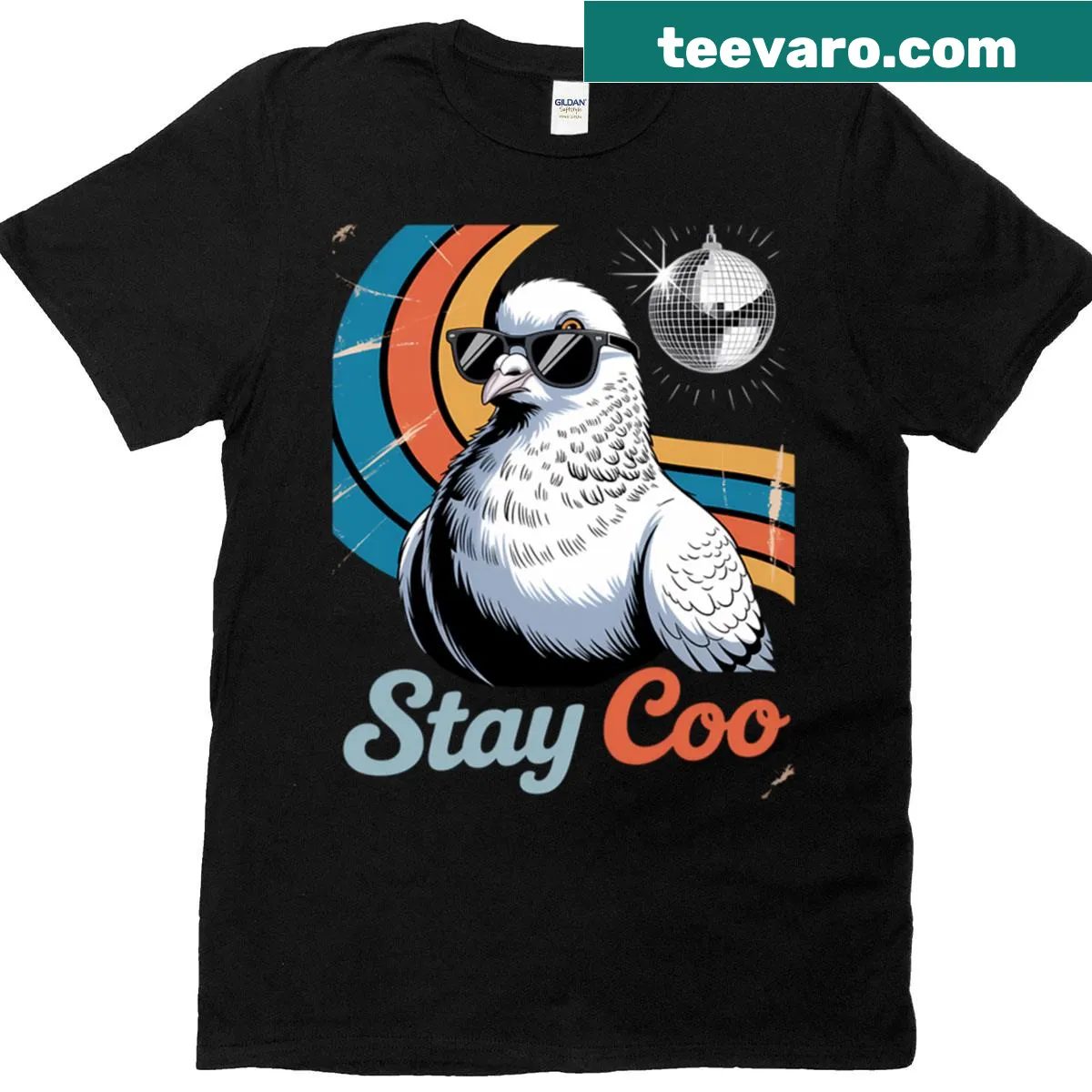 Humorous typography about clay pigeon racing and breeding — on a men's t-shirt