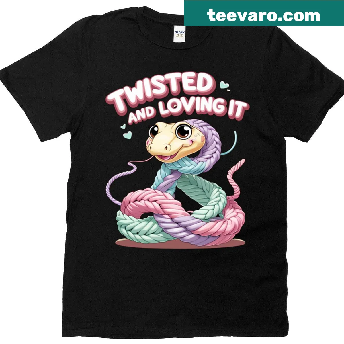 Funny macrame art t-shirt celebrating twisted fiber crafts. — on a men's t-shirt