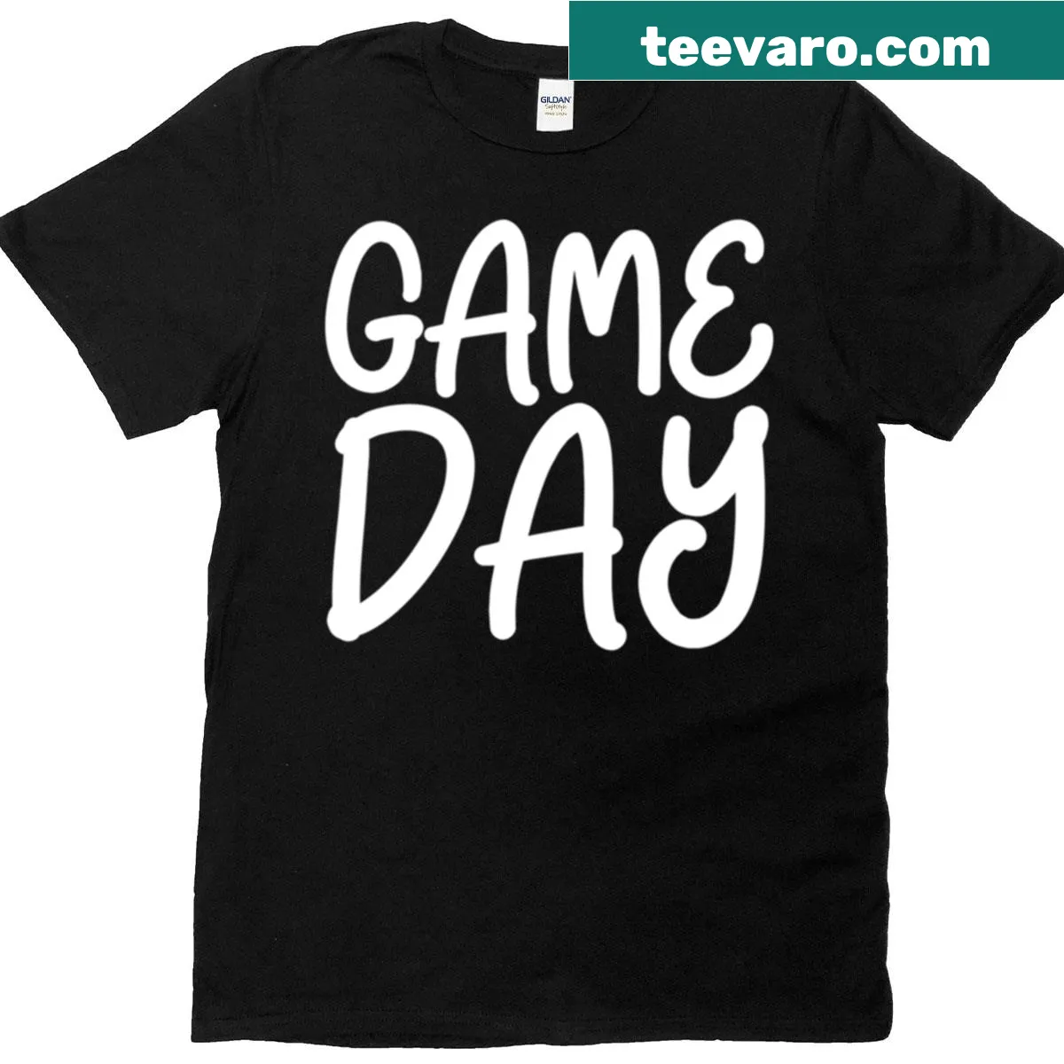 Oversized sports mom t-shirt with multi-sport design — on a men's t-shirt