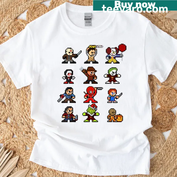 Halloween-themed t-shirt with playful typography for all ages